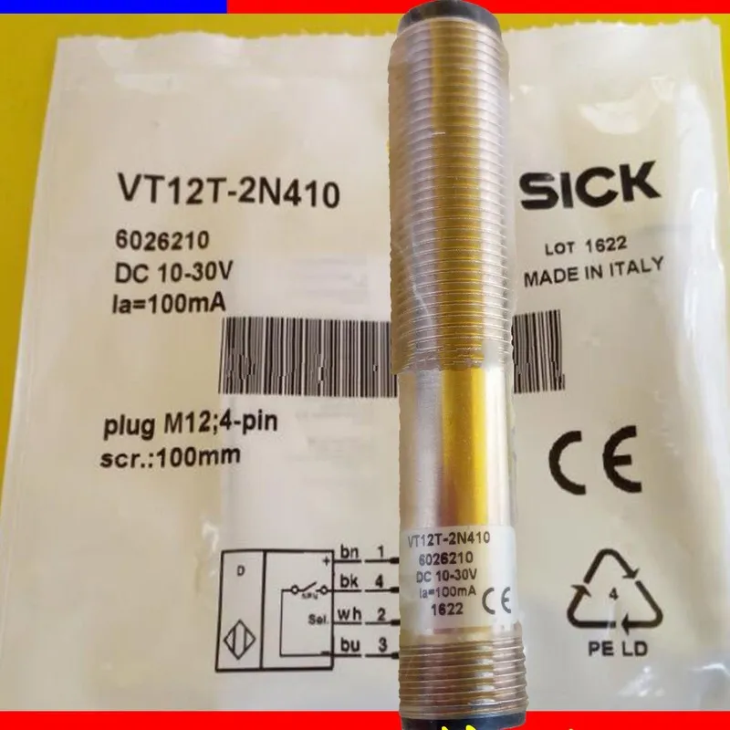 Фотоэлектрический датчик sick photoelectric sensor VT12T-2N410 in bag
