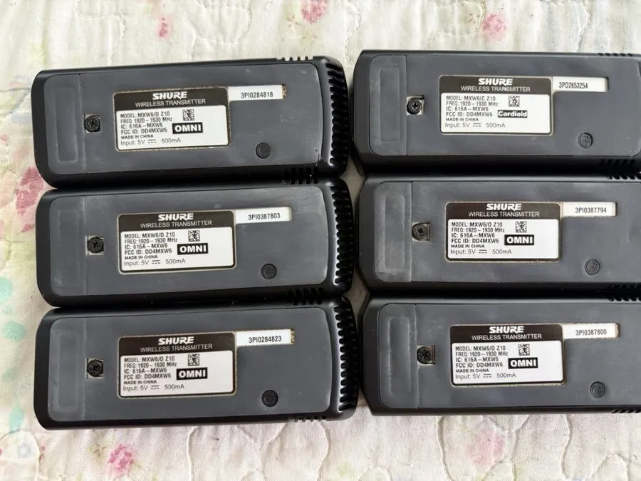 Радиосистема Shure MXW6/O Z10 Wireless Microphone Microflex Transmitter 1920-193 — фото лота 2