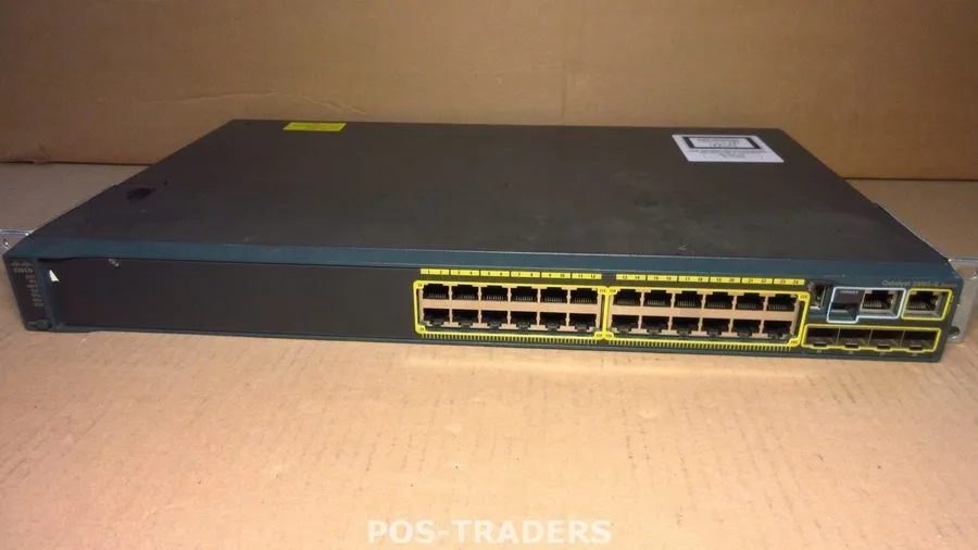 Коммутатор Cisco Catalyst 2960S-24-Port WS-C2960S-24TS-L Ethernet Switch (J955)