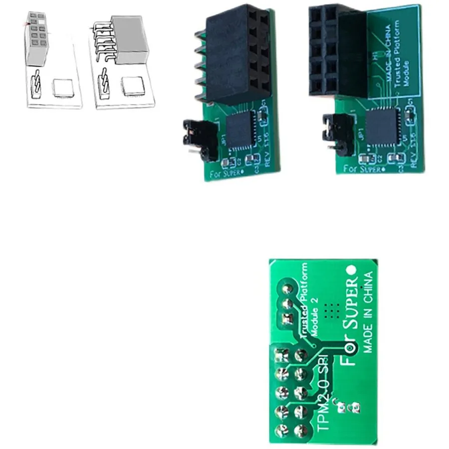 Запчасть для сервера TPM2.0 LPC Module (20 Pin) Trusted Platform