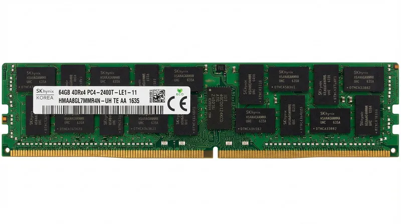 Модуль памяти SK hynix 64GB DDR4 LRDIMM ECC Registered PC4-2400T 288-Pin HMAA8GL