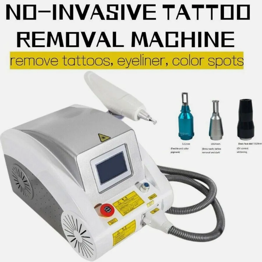 Коммутатор 2000MJ Laser Tattoo Removal Q Switch ND Yag Laser 1064nm + 532nm + Bl — фото лота 2