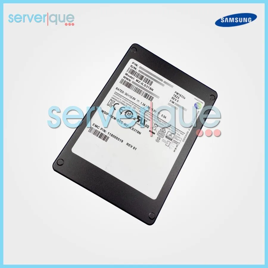 SSD-накопитель Samsung PM1633a MZ-ILS3T8N 3.84TB SAS 12Gbps 2.5" EMC 118000519 I