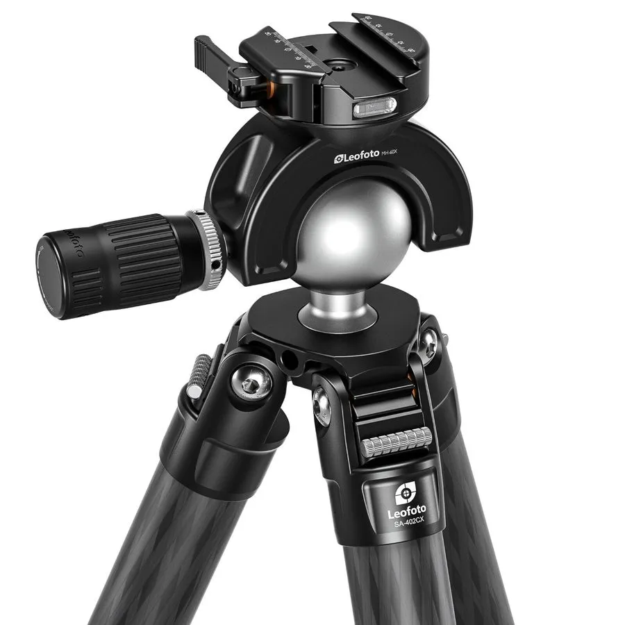 Оборудование видеонаблюдения 【Leofoto USA】Leofoto SA-402CX+MH-60X Outdoors Tripo
