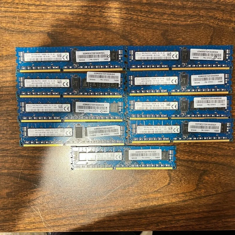 Модуль памяти Hynix 8GB 2Rx8 DDR3 1866Mhz PC3-14900R HMT41GR7AFR8C-RD ECC RAM