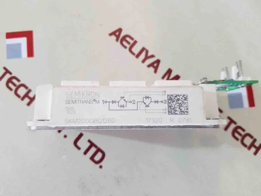 Силовой модуль SEMIKRON Module SKM200GBD126D 100%