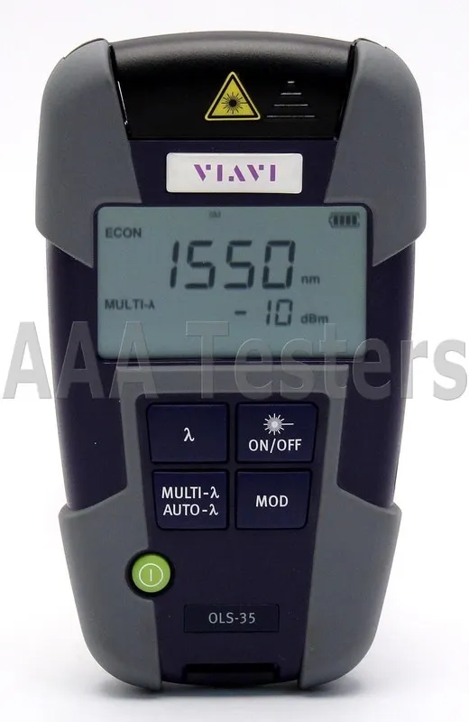 Тестер JDSU VIAVI OLS-35 2303/15 SM 9/125 1310/1550nm LC/PC Fiber Optic Laser So — фото лота 1