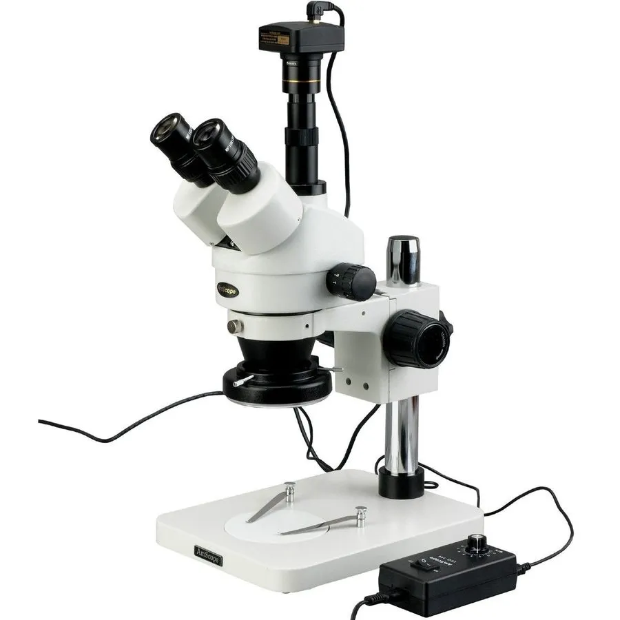 Микроскоп 3.5X-90X Simul-Focal Stereo Zoom Microscope + 30W LED Illuminator + 10