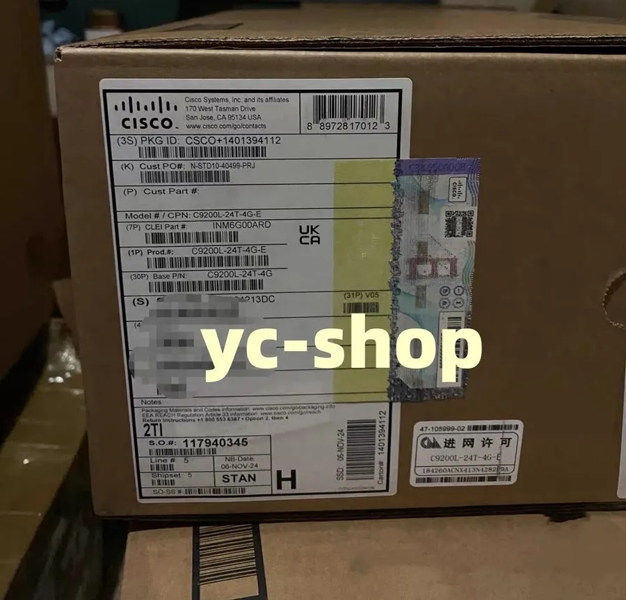 Коммутатор C9200L-24T-4G-E