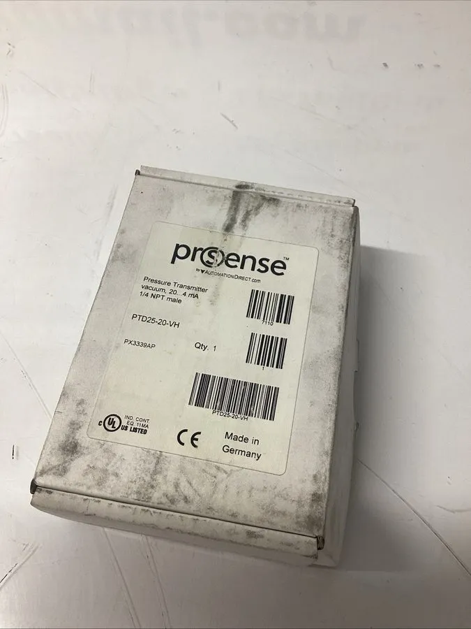 Датчик давления Pressure Transmitter 4-20mA 1/4" NPT Male PTD25-20-VH N-275 — фото лота 1