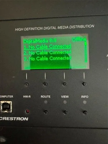 Видеокоммутатор Crestron DM-MD8X8 Digital Media Switcher w/ 10 Cards DM/HDMI/DSP