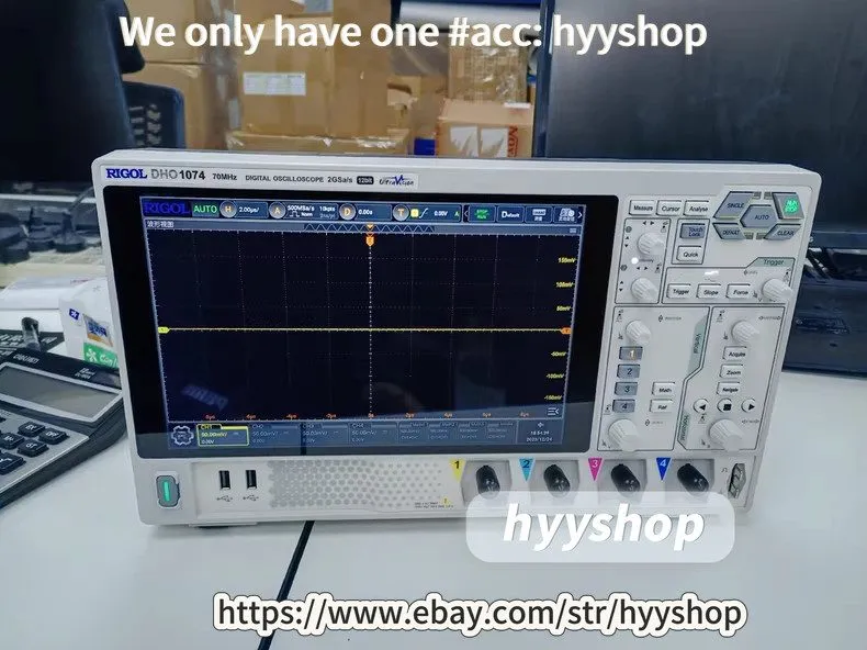 Осциллограф RIGOL DHO1074 DIGITAL OSCILLOSCOPE 70MHz 12bit,2GSa/s 4 CH