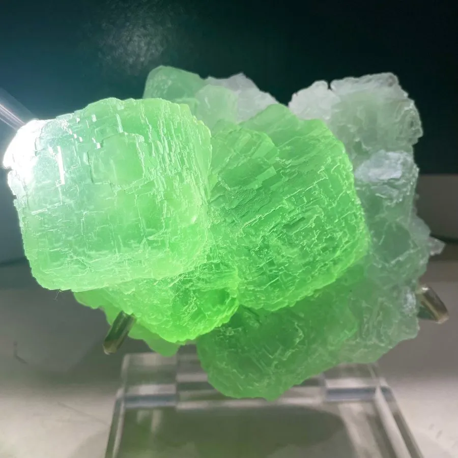 Лабораторный прибор 8.14LB TOP Natural malachite quartz crystal Mineral Specimen
