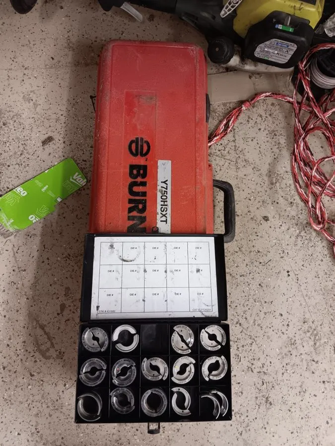 Электрооборудование Burndy Y750HSXT 12 Ton Hydraulic Hand Crimper. TOOL ONLY