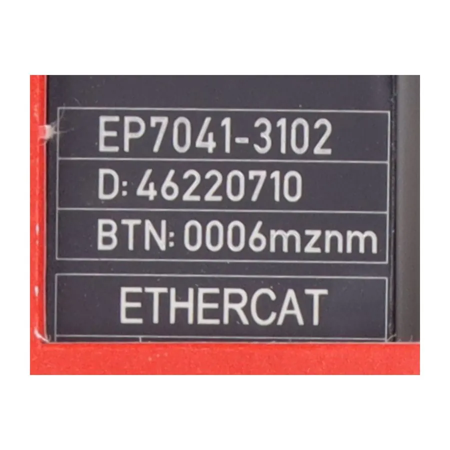 Beckhoff EP7041-3102 NFP Sealed
