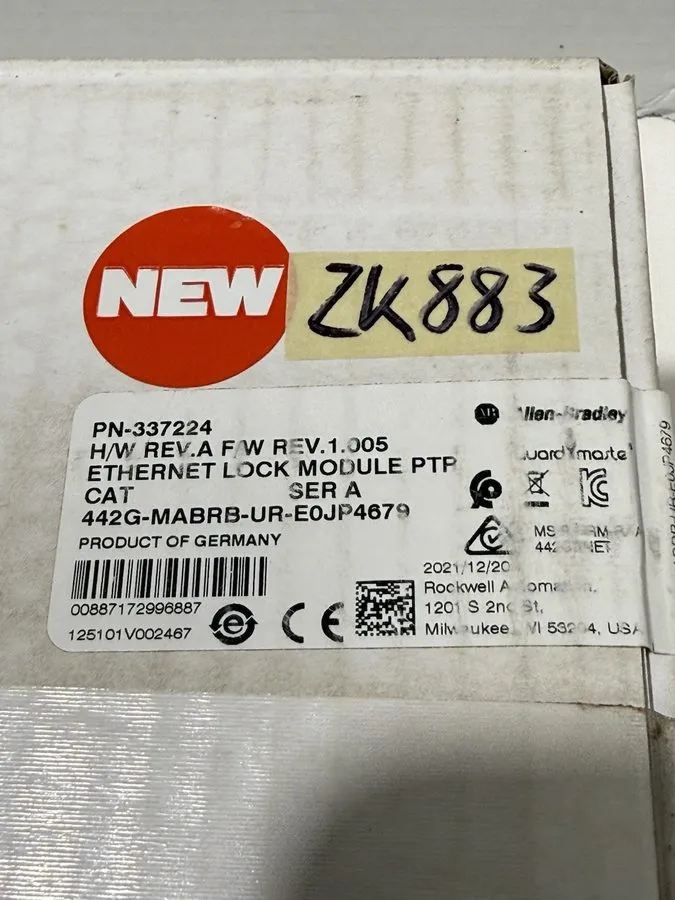 Реле безопасности Allen Bradley Guardmaster 442G-MABRB-UR-E0JP4679 Access Box Wi — фото лота 1
