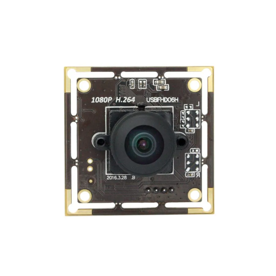 Камера машинного зрения CCTV 2MP 1080P USB UVC Camera Module 180degree Fisheye L