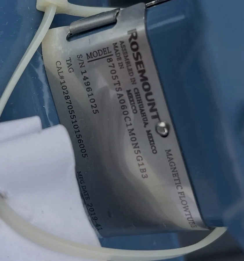 Расходомер Rosemount 8705TSA060C1M0N5G1B3 6” 150# Magnetic Flow Meter Sensor — фото лота 2