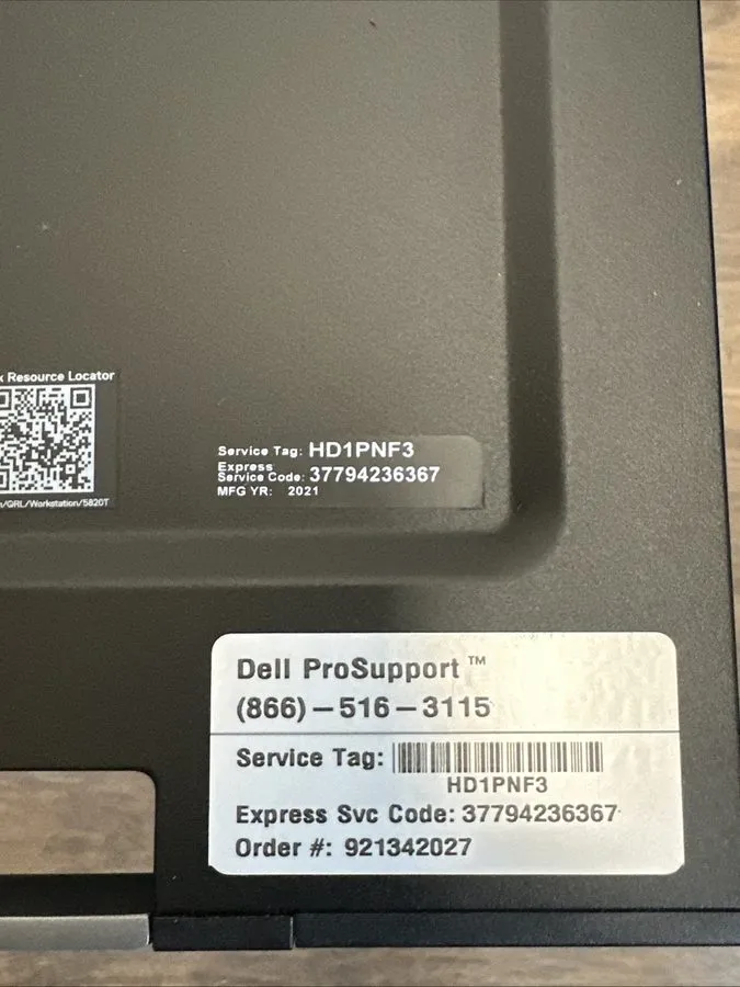 SSD-накопитель Dell Precision Workstation 5820 Xeon W-2255 3.7GHz 64GB 1TB SSD R — фото лота 4