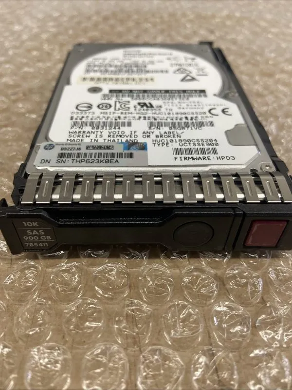 Жёсткий диск 785411-001 785069-B21 HPE 900GB 10K 12G SFF 2.5" SAS SC HDD HARD DR — фото лота 1