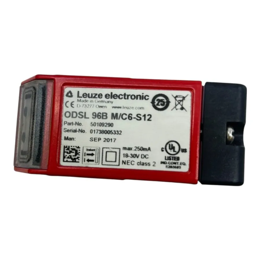 Датчик Leuze Distance Sensor ODSL 96B M/C6-S12 18-30 VDC 50109290 Optical Sensor