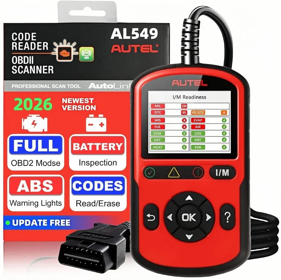 Диагностический сканер Autel OBD2 Scanner AutoLink AL549 Car Check Engine Code e — фото лота 2