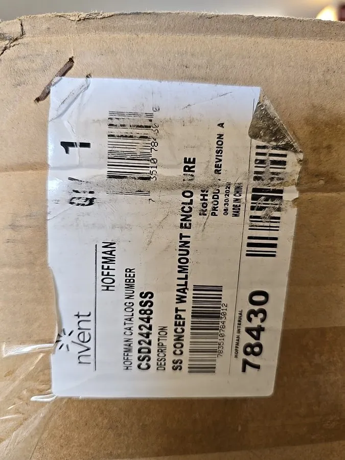 Монтажный шкаф HOFFMAN CSD24248SS, Industrial Control Panel Enclosure- NEW-S