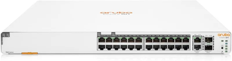 Коммутатор HPE Instant On 1960 24-Port Gb 20P Class 4 PoE|4P Class 6 PoE JL807A