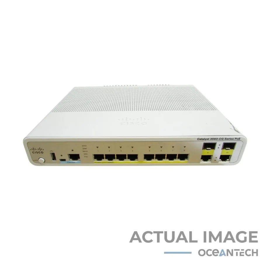 Коммутатор Cisco Catalyst WS-C3560CG- -S 8-Port PoE Gigabit Managed Switch