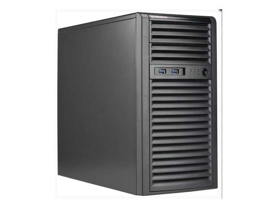 Корпус сервера Supermicro CSE-731I-404B Case Mini-tower chassis 2x5.25 4x3.5 400