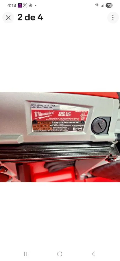 Оборудование ЧПУ Milwaukee 6238-21 120V AC/DC 11Amp Double Insulated Deep Cut Ba