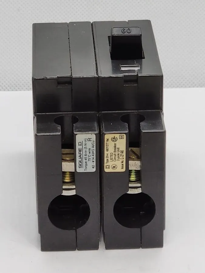 Автоматический выключатель SQUARE D EH24050 2 POLES 480V 50A CIRCUIT BREAKER [2E — фото лота 1