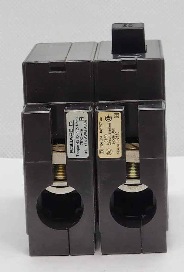 Автоматический выключатель SQUARE D EH24050 2 POLES 480V 50A CIRCUIT BREAKER [2E — фото лота 2