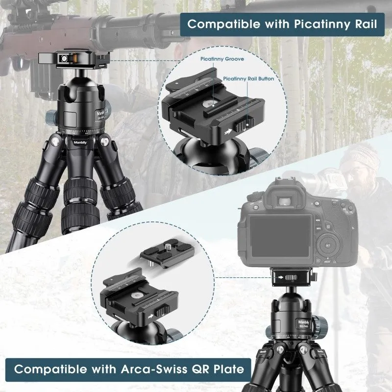 Камера WZ-2836 Shooting Tripod Carbon Fibre Inverted Hunting Tripod — фото лота 2