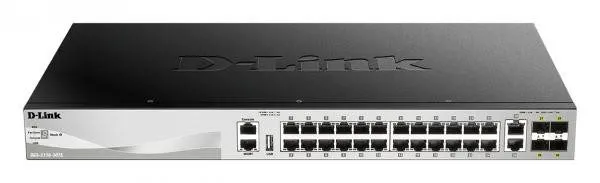 Коммутатор D-Link DGS-3130-30TS/E Switch — фото лота 1