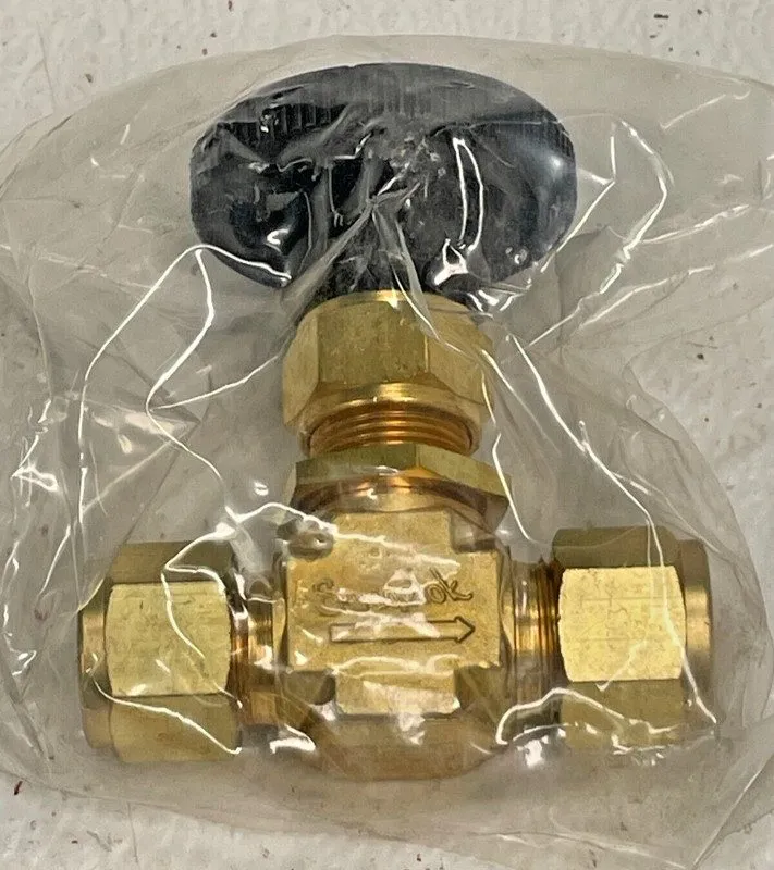 Клапан Swagelok B-1RS8 Brass Integral Bonnet Needle Valve FNSP