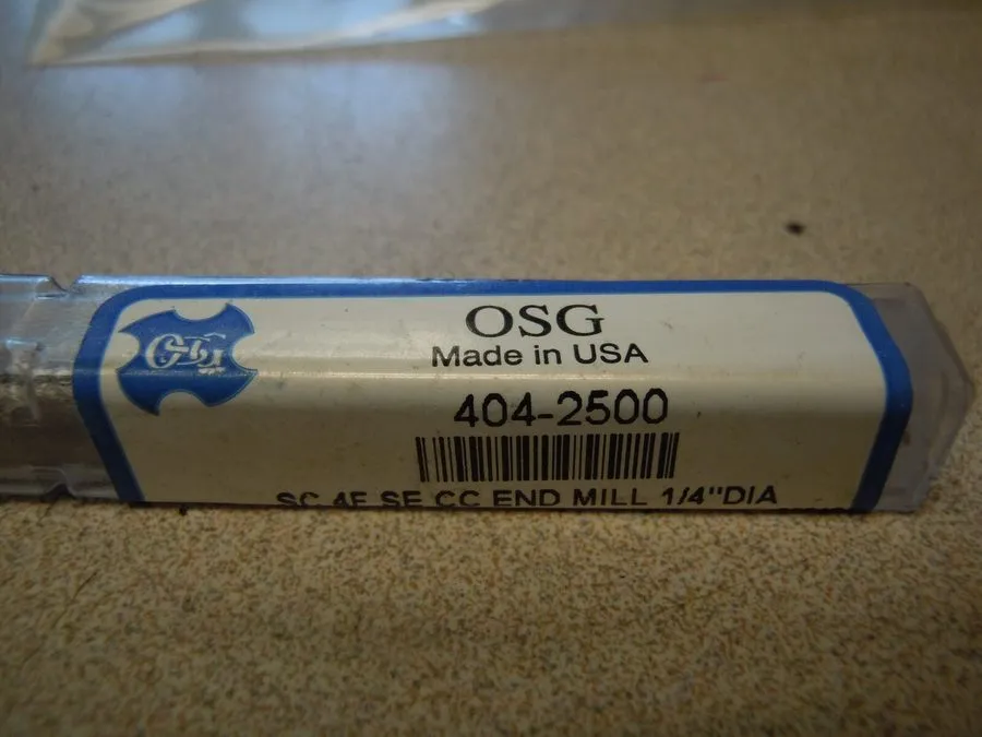 Режущий инструмент QTC SOLID CARBIDE 4 FL 1/4 X 1/4 X 3/4 X 2-1/2 END MILL 404-2