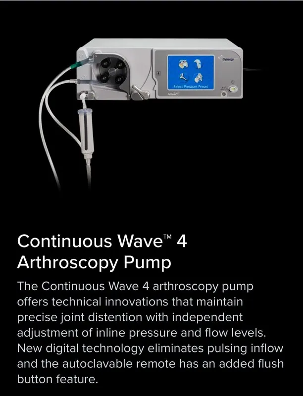 Сервер Arthrex Synergy Continuous Wave 4 Arthroscopy Pump AR-6485 (Tubing Availa — фото лота 1