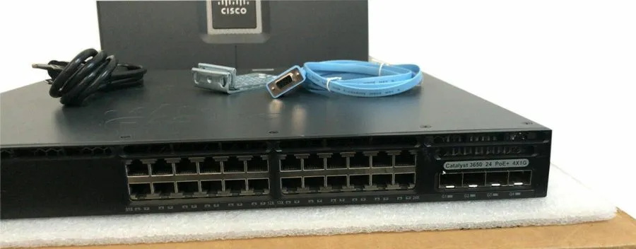 Коммутатор CISCO WS-C3650-24PS-L 24-Port Gigabit PoE+ Switch