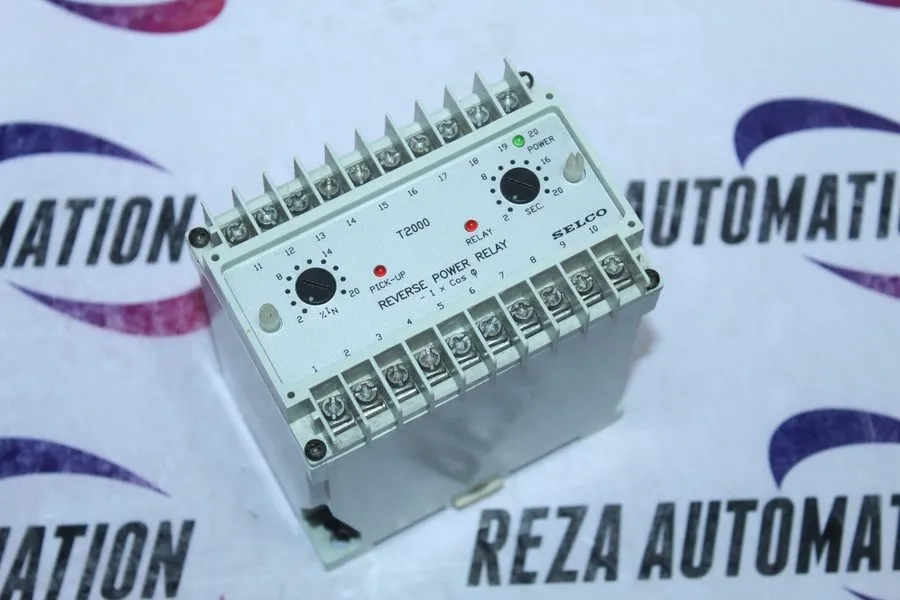 Реле защиты SELCO T2000-02 Reverse Power Relay Generator Protection 450V/400V AC — фото лота 1
