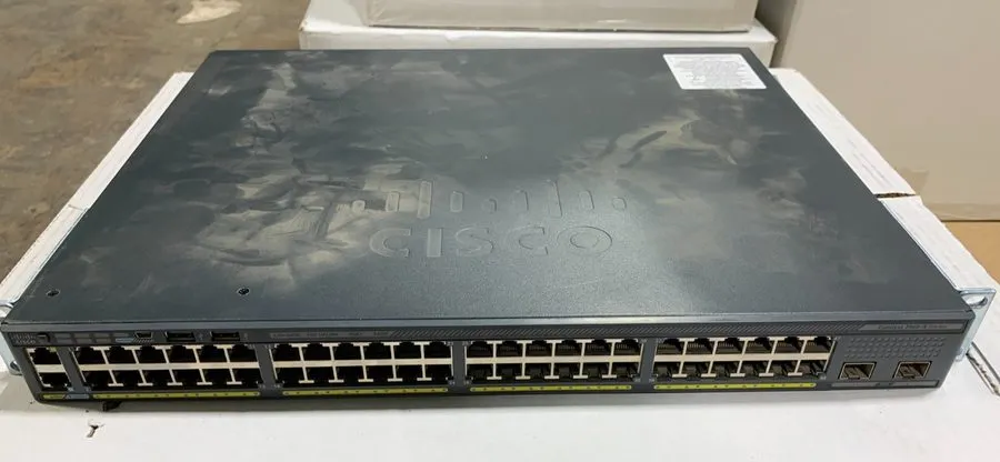 Коммутатор Cisco Catalyst WS-C2960X-48FPD-L 48-Port PoE+ Switch 740W 10G SFP+