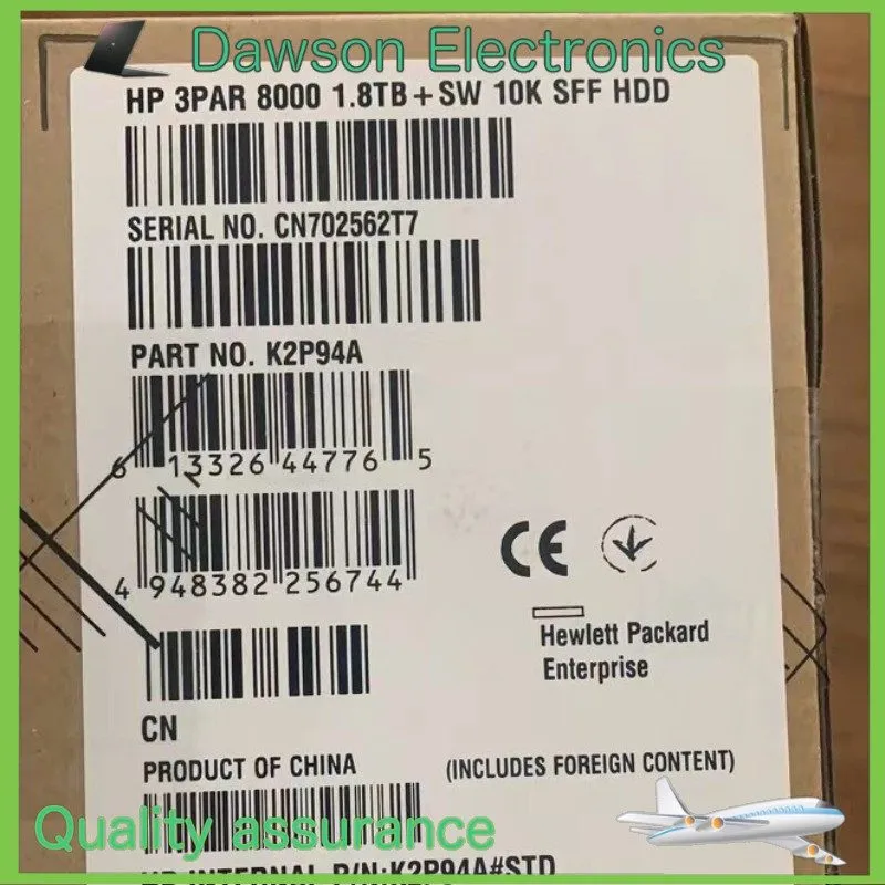 Жёсткий диск HPE 810760-001 1.8TB SAS 10K 12Gb/s K2P94A 3PAR StoreServ 8000 SFF  — фото лота 1