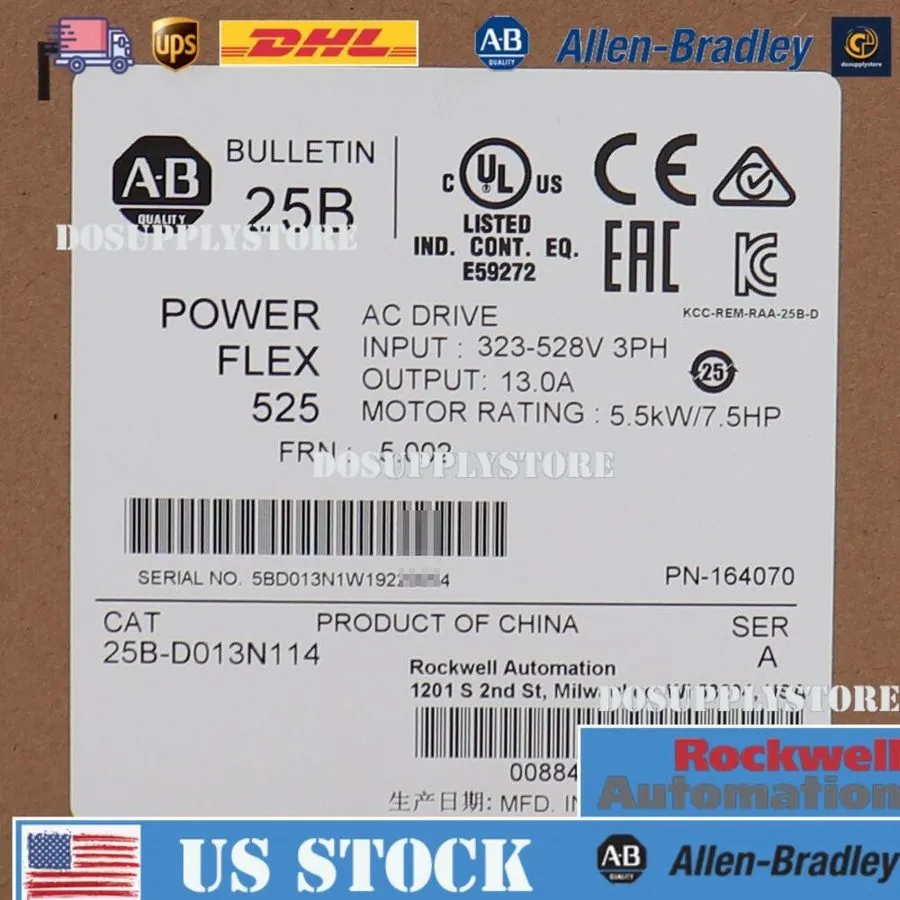 Частотный преобразователь Allen Bradley 25B-D013N114 PowerFlex 525 5.5kW 7.5Hp A