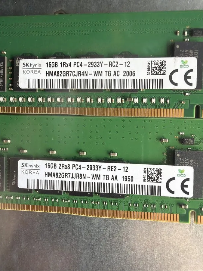 Модуль памяти SK Hynix 16GB PC4-2933Y DDR4 ECC RDIMM HMA82GR7CJR4N-WM