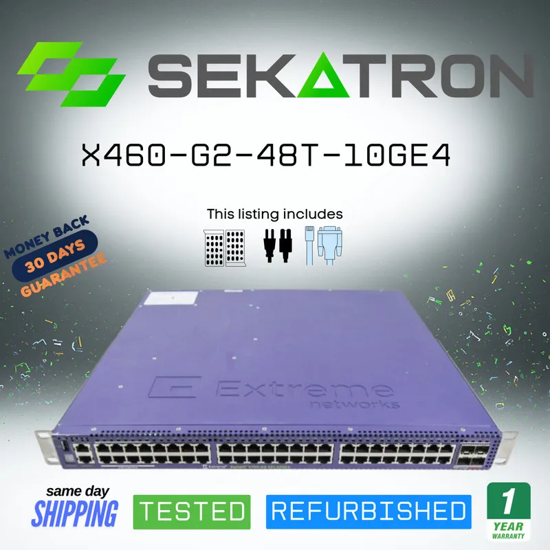 Коммутатор Extreme Networks X460-G2-48t-10GE4 48-Port Ethernet 10Gbe SFP+ Switch