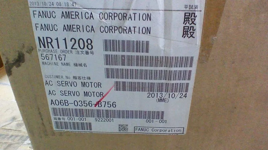 Серводвигатель Fanuc CNC A06B-0356-B756 20AMP AC Servo Motor