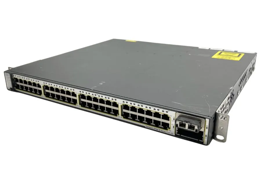 Коммутатор Cisco WS-C3750E-48PD-E 48 Port PoE 3750E Gigabit Switch — фото лота 1