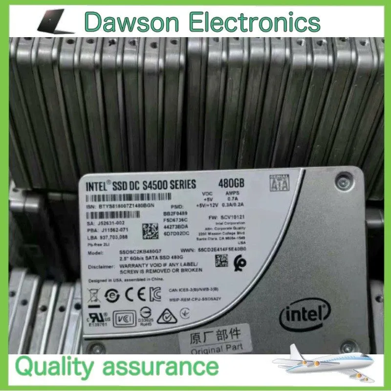 SSD-накопитель Intel DC S4500 480GB SATA 6Gb/s 2.5" Internal SSD SSDSC2KB480G7 1