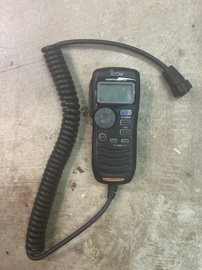 Радиостанция ICom HM-162B Handheld Remote Control Command Mic/Speaker — фото лота 1