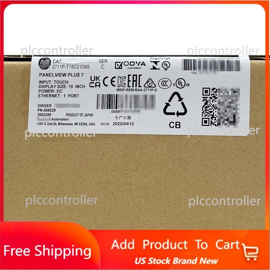 Панель оператора AB2711P-T15C21D8S HNI PanelView Plus 7 Standard Terminal USA